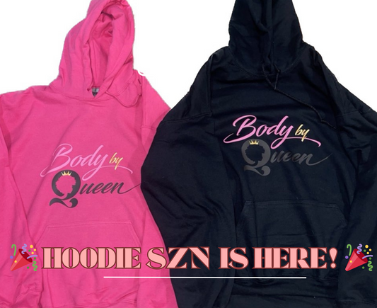 Body By Queen™️👑✨ One Year Anniversary Limited Edition Hoodies Available Now!!! 🎉🎉🎉